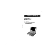 Preview for 17 page of Citizen C08PDV10 User Manual