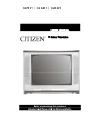 Citizen C20401 User Manual preview