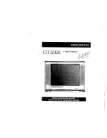 Citizen C20404 User Manual preview