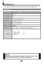 Предварительный просмотр 20 страницы Citizen C20501 User Manual