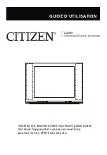 Предварительный просмотр 22 страницы Citizen C20501 User Manual