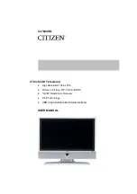 Citizen C27604HD User Manual preview