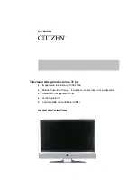 Preview for 26 page of Citizen C37604HD User Manual