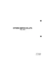 Предварительный просмотр 52 страницы Citizen C440 Technical Information