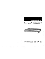 Предварительный просмотр 22 страницы Citizen C801DVR User Manual