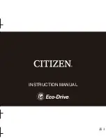 Citizen CB1 Series Instruction Manual preview