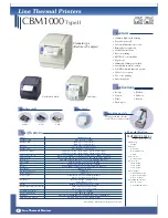 Preview for 6 page of Citizen CBM-1000 Product Manual