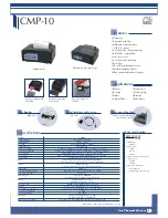 Preview for 7 page of Citizen CBM-1000 Product Manual