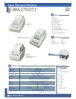 Preview for 10 page of Citizen CBM-1000 Product Manual