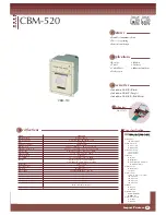 Preview for 19 page of Citizen CBM-1000 Product Manual