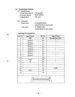 Preview for 16 page of Citizen CBM-202 Series Specification