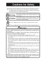 Предварительный просмотр 6 страницы Citizen CBM-262 Type II User Manual