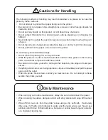 Предварительный просмотр 8 страницы Citizen CBM-262 Type II User Manual