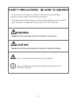 Предварительный просмотр 7 страницы Citizen CBM-272 User Manual