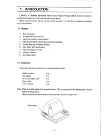 Preview for 4 page of Citizen CBM-810 User Manual