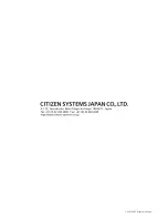 Preview for 144 page of Citizen CBM-820 User Manual