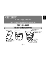 Citizen CH-403C Instruction Manual preview