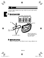 Предварительный просмотр 10 страницы Citizen CH-432 Manual