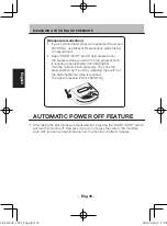 Предварительный просмотр 40 страницы Citizen CH-432 Manual