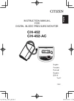 Citizen CH-452-AC Instruction Manual предпросмотр