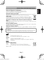 Предварительный просмотр 7 страницы Citizen CH-452-AC Instruction Manual