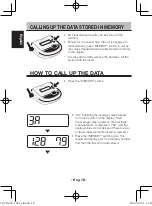 Preview for 18 page of Citizen CH-452-AC Instruction Manual