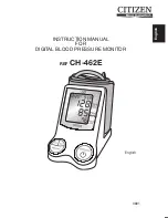 Citizen CH-462E Instruction Manual предпросмотр