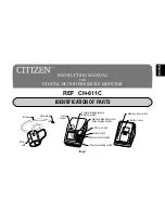 Citizen CH-611C Instruction Manual preview