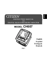 Citizen CH607 Instruction Manual preview