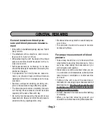 Предварительный просмотр 2 страницы Citizen CH607 Instruction Manual