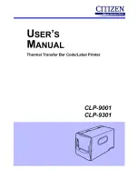 Citizen CLP-9001 User Manual preview