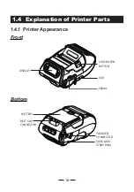 Предварительный просмотр 18 страницы Citizen CMP-25 series User Manual