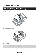 Предварительный просмотр 24 страницы Citizen CMP-25 series User Manual