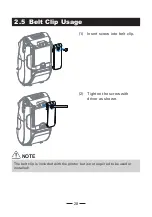 Предварительный просмотр 28 страницы Citizen CMP-25 series User Manual