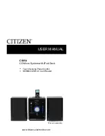 Preview for 1 page of Citizen CS854 User Manual