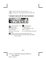 Preview for 17 page of Citizen CT-600J Instruction Manual