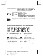 Предварительный просмотр 7 страницы Citizen CT-666N Instruction Manual