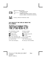 Предварительный просмотр 3 страницы Citizen CT-780 Instruction Manual