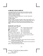 Preview for 4 page of Citizen CT-780 Instruction Manual