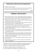 Preview for 2 page of Citizen CT-D101 User Manual