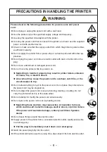 Preview for 9 page of Citizen CT-D101 User Manual