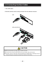 Предварительный просмотр 28 страницы Citizen CT-D101 User Manual