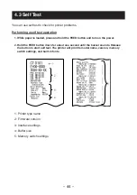 Предварительный просмотр 44 страницы Citizen CT-D101 User Manual