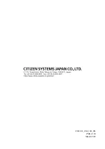 Предварительный просмотр 57 страницы Citizen CT-D101 User Manual