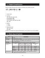 Предварительный просмотр 13 страницы Citizen CT-D151 User Manual