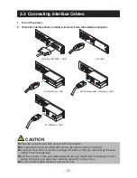 Предварительный просмотр 21 страницы Citizen CT-D151 User Manual