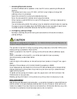 Предварительный просмотр 24 страницы Citizen CT-D151 User Manual