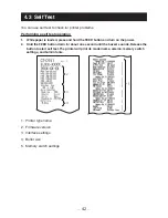 Предварительный просмотр 42 страницы Citizen CT-D151 User Manual