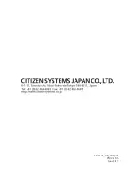 Предварительный просмотр 54 страницы Citizen CT-D151 User Manual