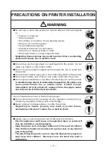 Предварительный просмотр 6 страницы Citizen CT-P290 User Manual